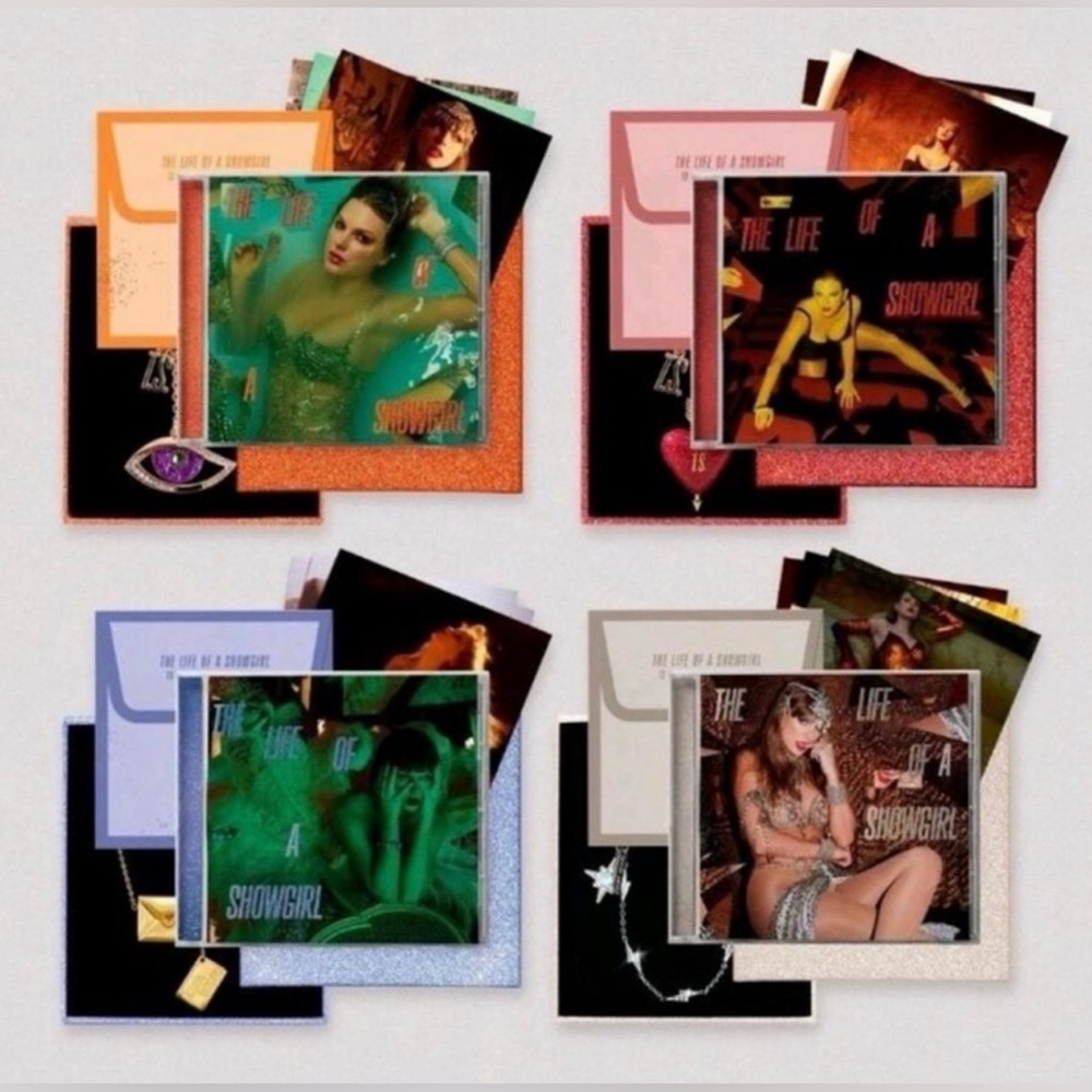 Taylor Swift The Life of a Showgirl Complete Deluxe CD Collection BNIB